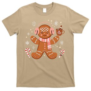 Cute Gingerbread Winter Fun Novelty T-Shirt