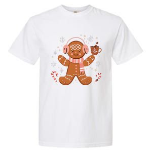 Cute Gingerbread Winter Fun Novelty Garment-Dyed Heavyweight T-Shirt