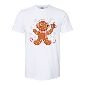 Cute Gingerbread Winter Fun Novelty Softstyle CVC T-Shirt