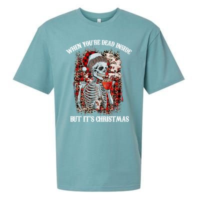 Christmas Gift When YouRe Dead Inside But ItS Christmas Meaningful Gift Sueded Cloud Jersey T-Shirt