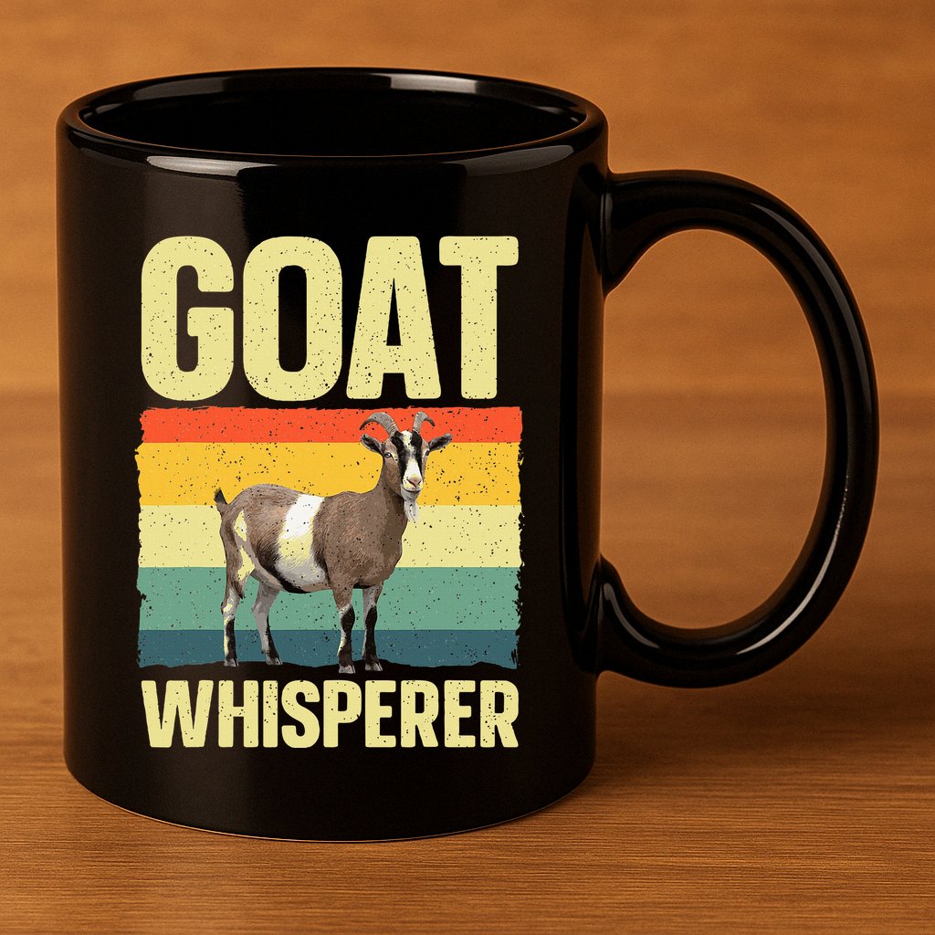 Cool Goat Whisperer 11oz C Handle Ceramic Mug
