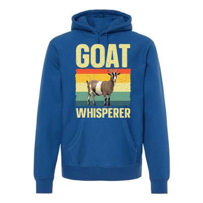 Cool Goat Whisperer Premium Hoodie