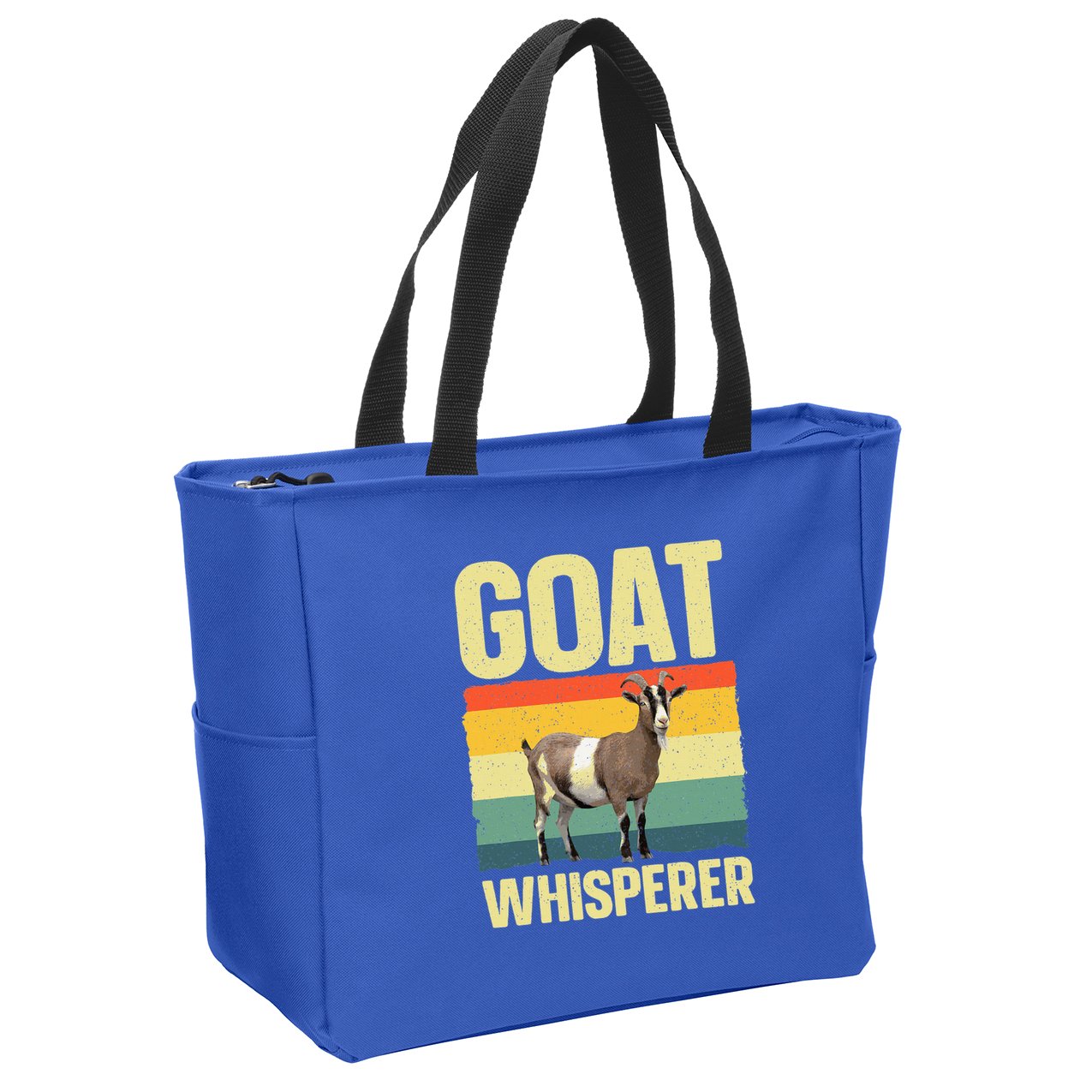 Cool Goat Whisperer Zip Tote Bag