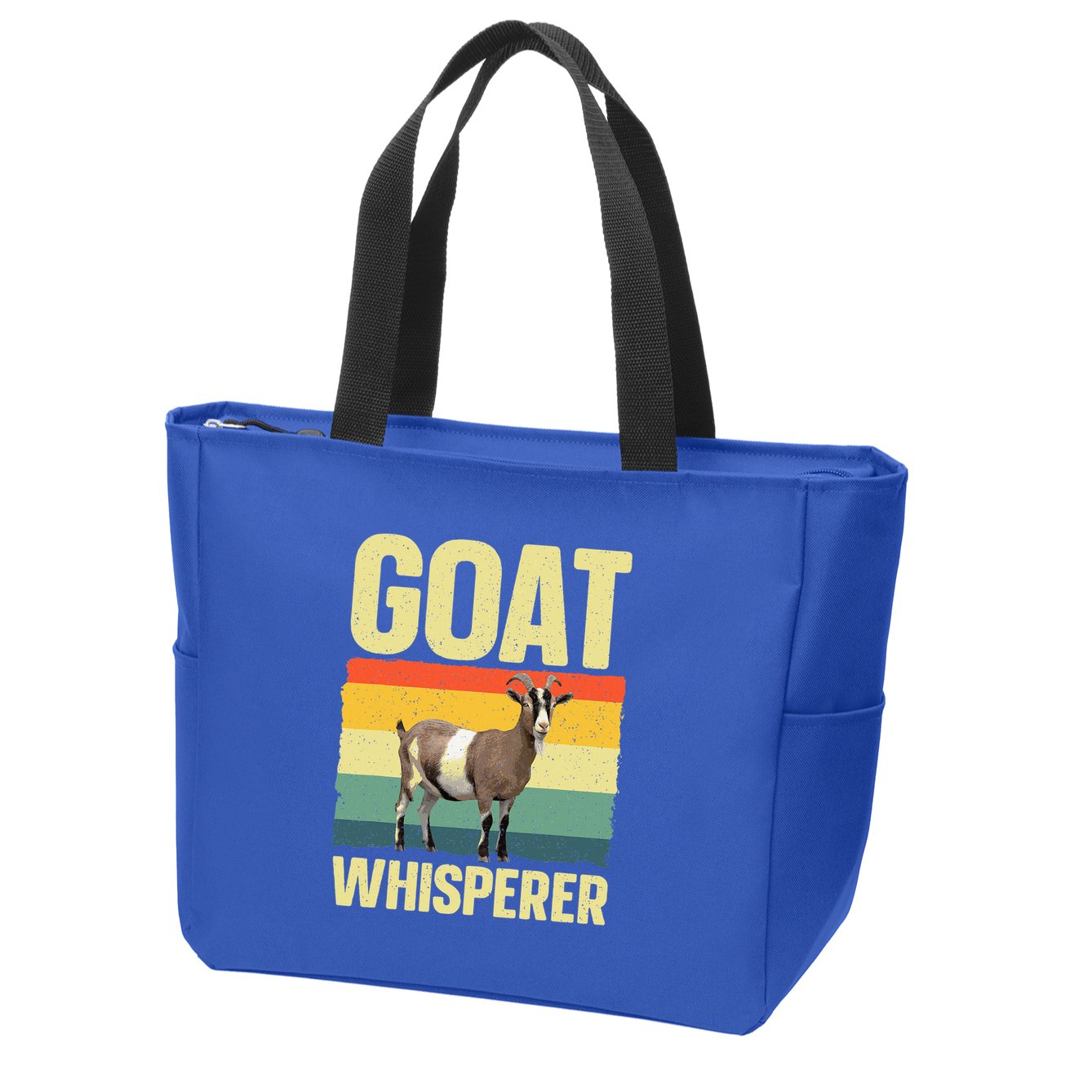 Cool Goat Whisperer Zip Tote Bag