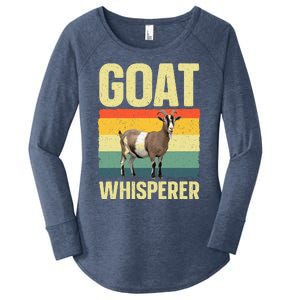 Cool Goat Whisperer Women's Perfect Tri Tunic Long Sleeve Shirt