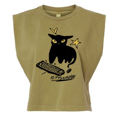 Caseoh Games Wearing Kittyuhhh Garment-Dyed Women's Muscle Tee