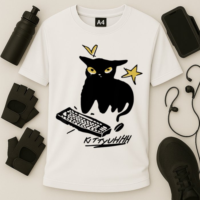 Caseoh Games Wearing Kittyuhhh Cooling Performance Crew T-Shirt