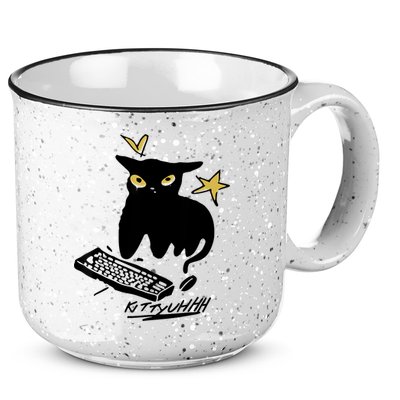 Caseoh Games Wearing Kittyuhhh 15oz Campfire Ceramic Mug