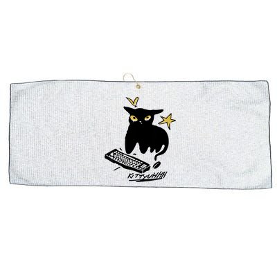 Caseoh Games Wearing Kittyuhhh Large Microfiber Waffle Golf Towel