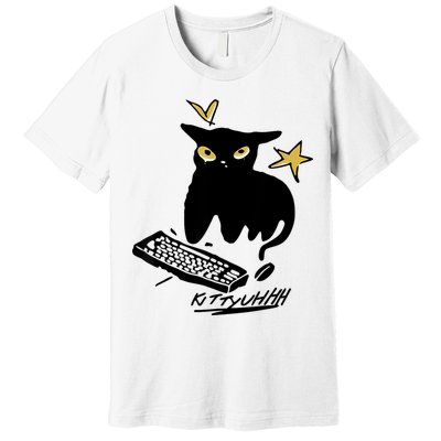 Caseoh Games Wearing Kittyuhhh Premium T-Shirt