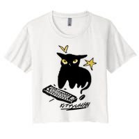 Caseoh Games Wearing Kittyuhhh Women's Crop Top Tee