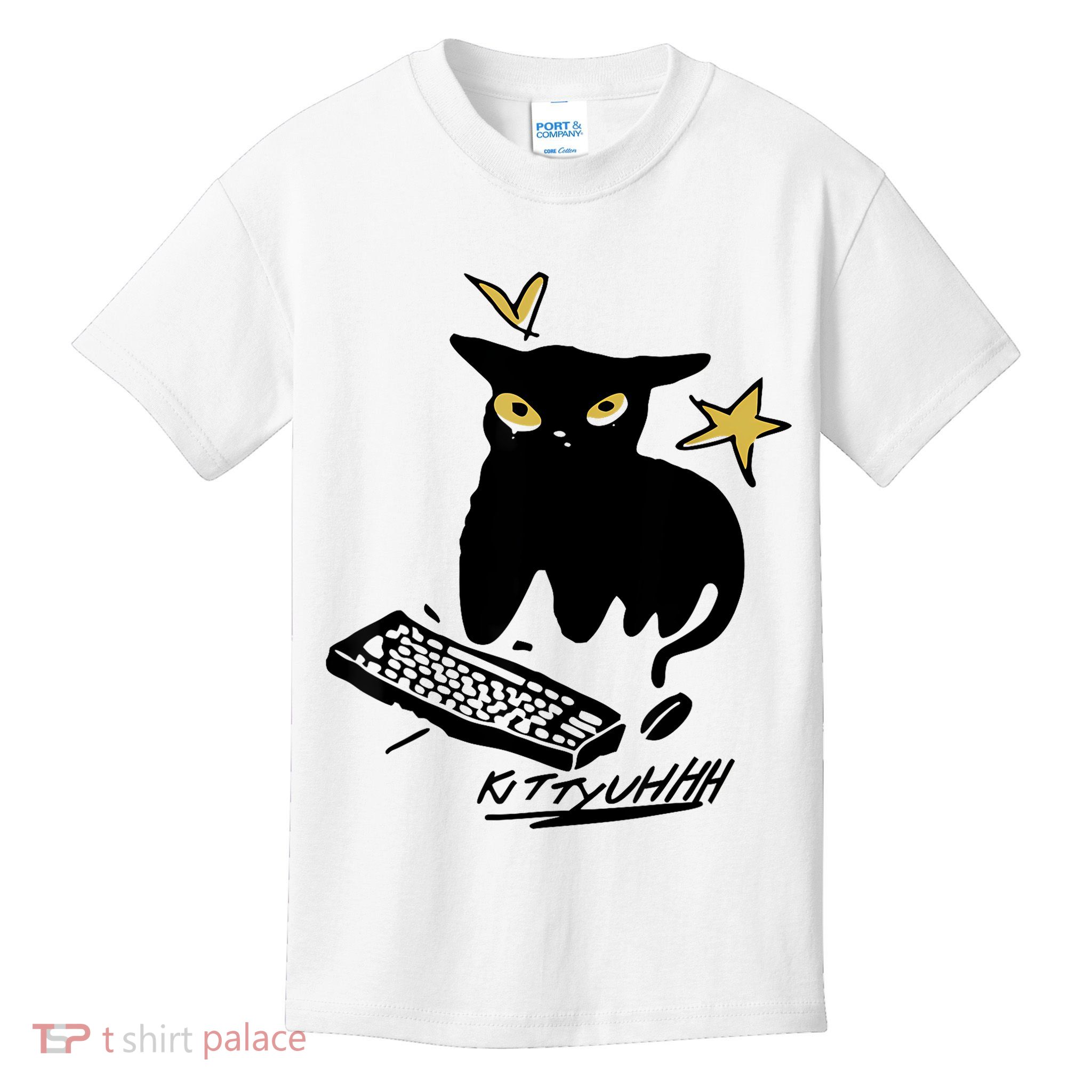 Caseoh Games Wearing Kittyuhhh Kids T-Shirt