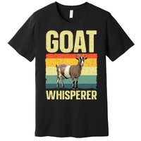 Cool Goat Whisperer Design Premium T-Shirt