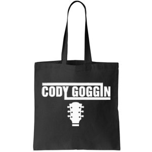 Cody Goggin White Guitar Tote Bag