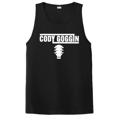 Cody Goggin White Guitar PosiCharge Competitor Tank