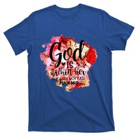 Christian God's Within Her She Will Not Fail Bible Religious Funny Gift T-Shirt