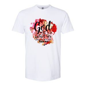 Christian God's Within Her She Will Not Fail Bible Religious Funny Gift Softstyle CVC T-Shirt