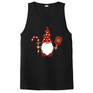 Christmas Gnome With Candy Cane And Pickleball Funny Gift PosiCharge Competitor Tank