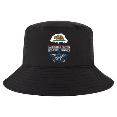 California Grown With Scottish Roots Funny Gift Scotland Gift Cool Comfort Performance Bucket Hat