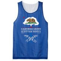 California Grown With Scottish Roots Funny Gift Scotland Gift Mesh Reversible Basketball Jersey Tank