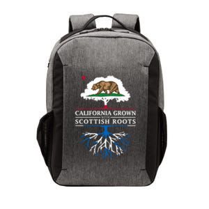 California Grown With Scottish Roots Funny Gift Scotland Gift Vector Backpack