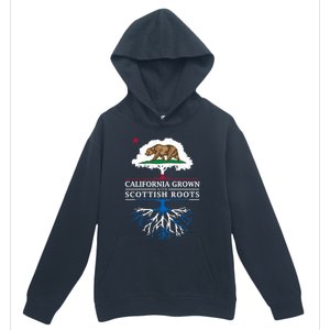 California Grown With Scottish Roots Funny Gift Scotland Gift Urban Pullover Hoodie