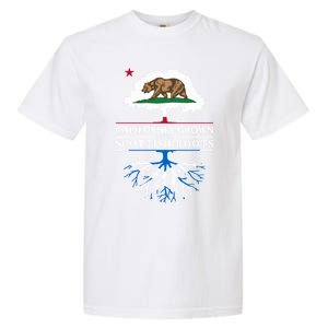 California Grown With Scottish Roots Funny Gift Scotland Gift Garment-Dyed Heavyweight T-Shirt