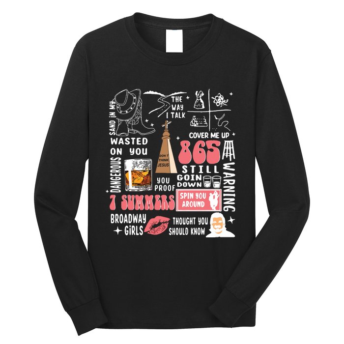 Country Girl Western Country Music Cowgirl Long Sleeve Shirt