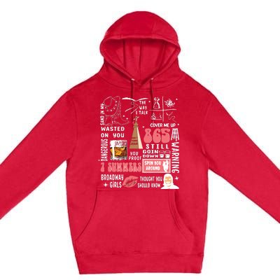 Country Girl Western Country Music Cowgirl Premium Pullover Hoodie