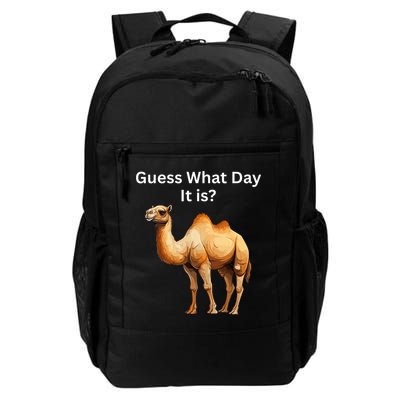 Camel Guess What Day It Is Wednesday Hump Day Camel  Daily Commute Backpack