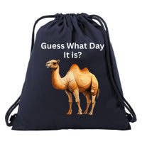 Camel Guess What Day It Is Wednesday Hump Day Camel  Drawstring Bag
