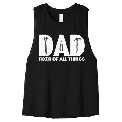 Contractor Gift Woodworking Tools Carpenter Woodworker Dad Women's Racerback Cropped Tank