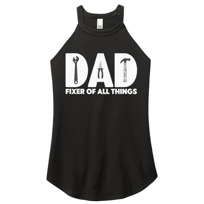 Contractor Gift Woodworking Tools Carpenter Woodworker Dad Women's Perfect Tri Rocker Tank