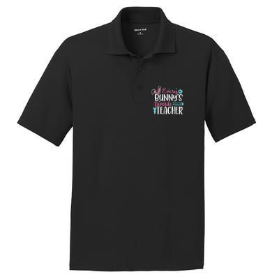 Cute Graphic With Funny Saying Every Bunnys Favorite Teacher Cool Gift PosiCharge RacerMesh Polo