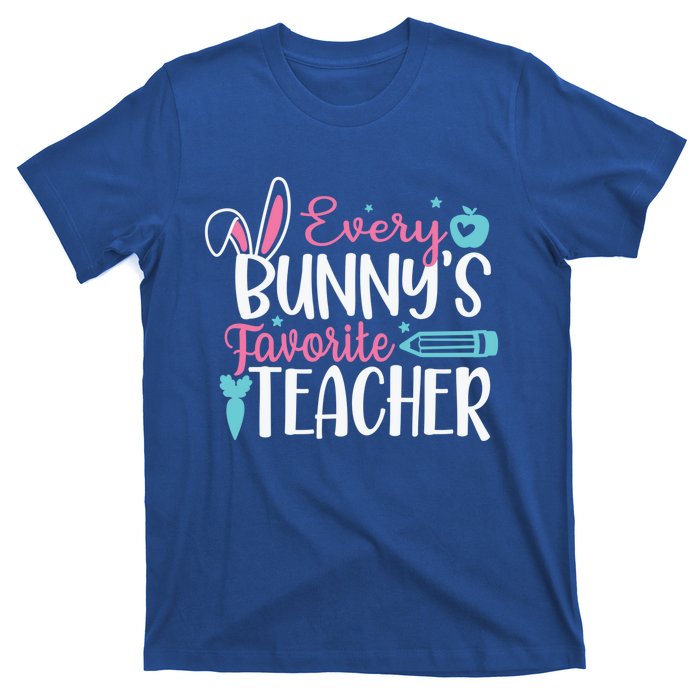 Cute Graphic With Funny Saying Every Bunnys Favorite Teacher Cool Gift T-Shirt