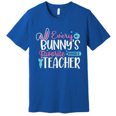 Cute Graphic With Funny Saying Every Bunnys Favorite Teacher Cool Gift Premium T-Shirt