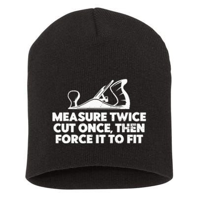 Contractor Gift Woodworking Tools Worker Humor Carpenter Short Acrylic Beanie