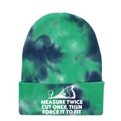 Contractor Gift Woodworking Tools Worker Humor Carpenter Tie Dye 12in Knit Beanie