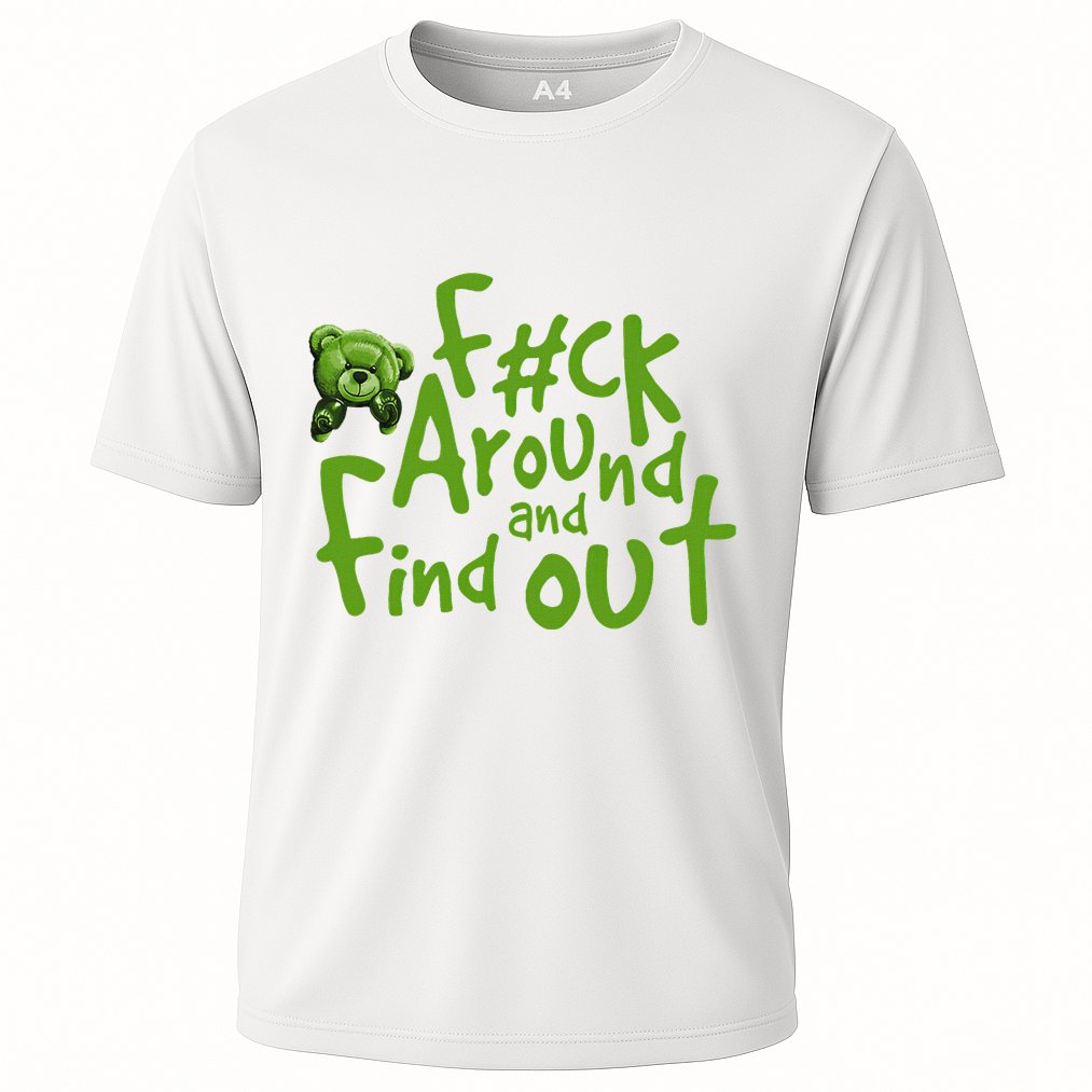 Chlorophyll Green White Color Match Cooling Performance Crew T-Shirt