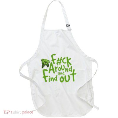 Chlorophyll Green White Color Match Apron
