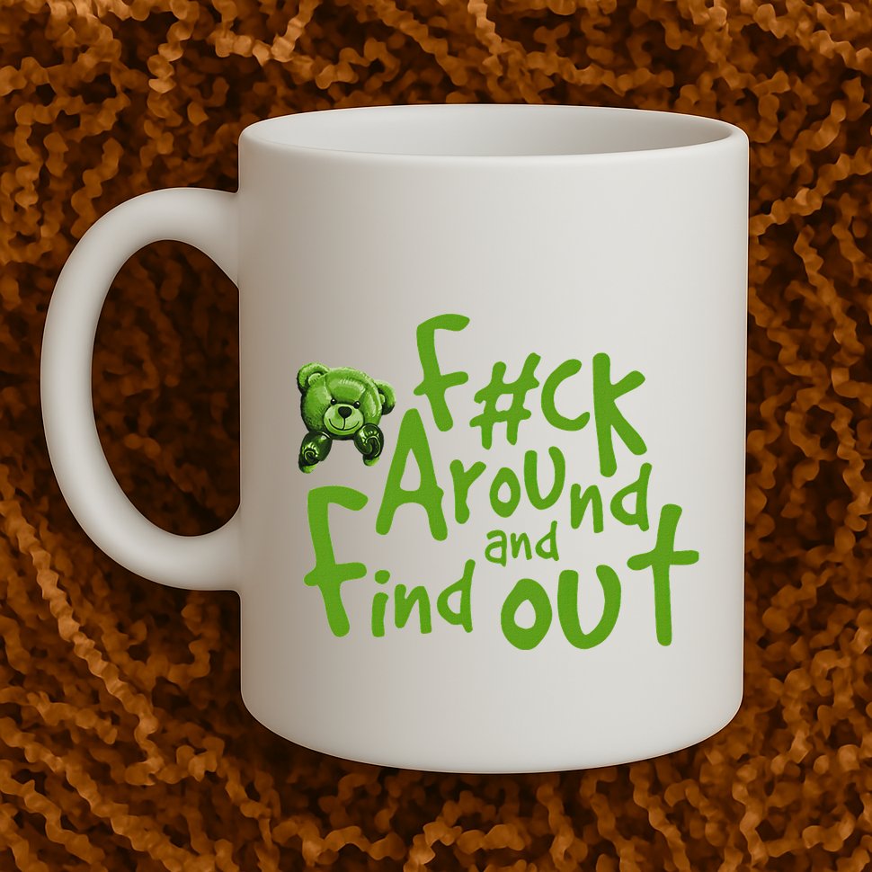 Chlorophyll Green White Color Match Mug