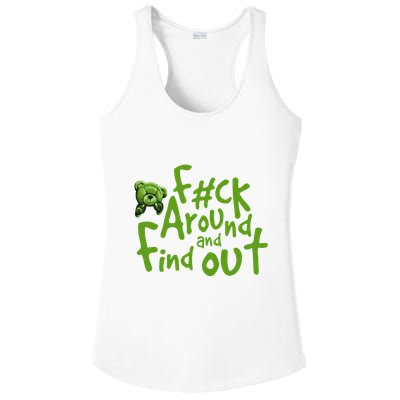 Chlorophyll Green White Color Match Ladies PosiCharge Competitor Racerback Tank