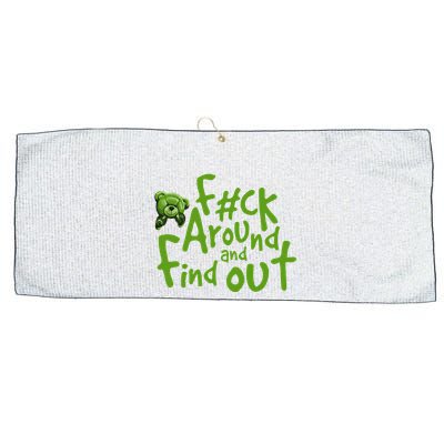 Chlorophyll Green White Color Match Large Microfiber Waffle Golf Towel