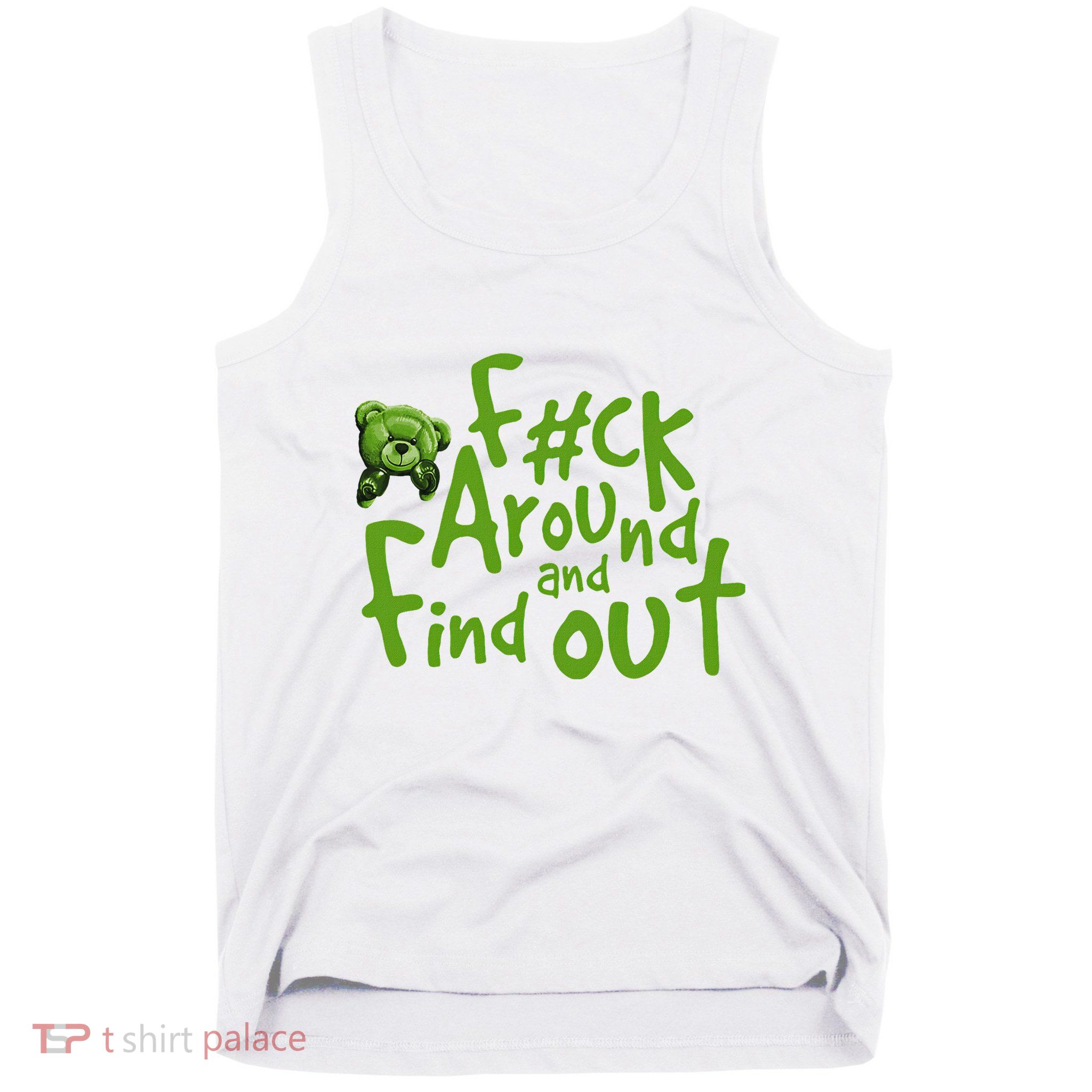 Chlorophyll Green White Color Match Tank Top
