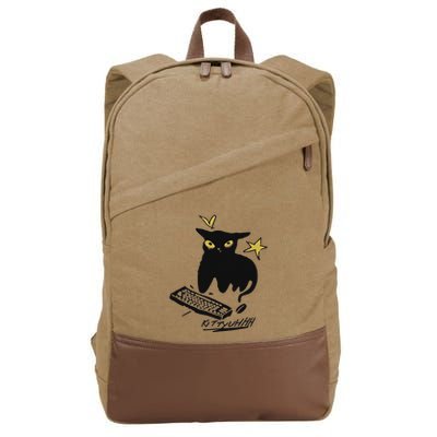 Caseoh Games Wearing Kittyuhhh Cotton Canvas Backpack