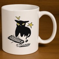 Caseoh Games Wearing Kittyuhhh 11oz C Handle Ceramic Mug