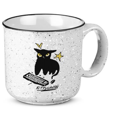 Caseoh Games Wearing Kittyuhhh 15oz Campfire Ceramic Mug
