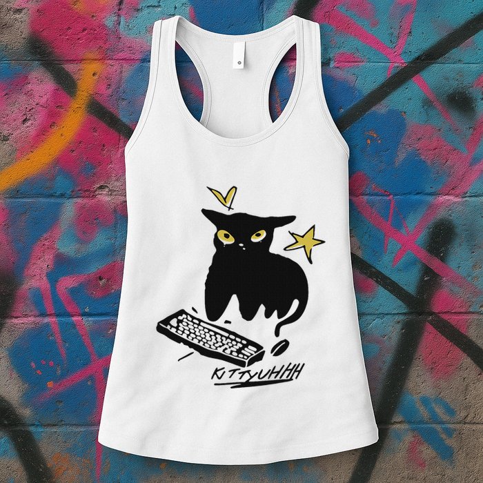 Caseoh Games Wearing Kittyuhhh Womens Tank Top