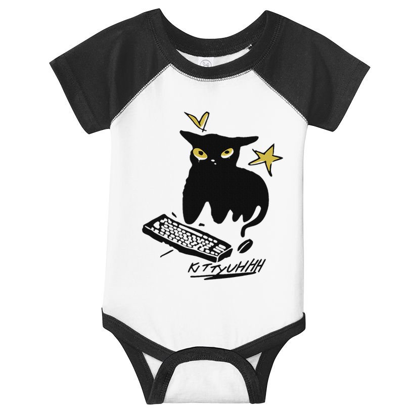 Caseoh Games Wearing Kittyuhhh Infant Baby Jersey Bodysuit