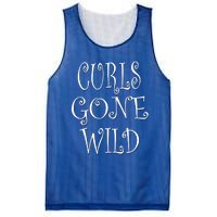 Curls Gone Wild Funny Natural Hair Gift Mesh Reversible Basketball Jersey Tank